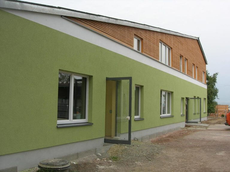 pg-lange - Werk-statt-Schule Außenansicht nach Umbau Eingangsbereich